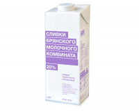 Сливки БМК 20% 1л.